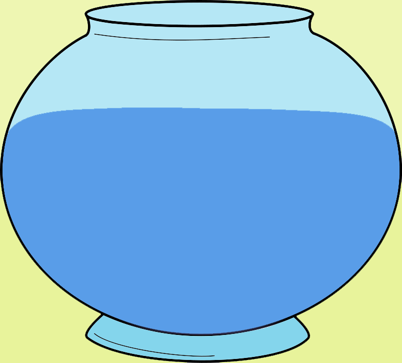 free empty fish bowl clipart - photo #10