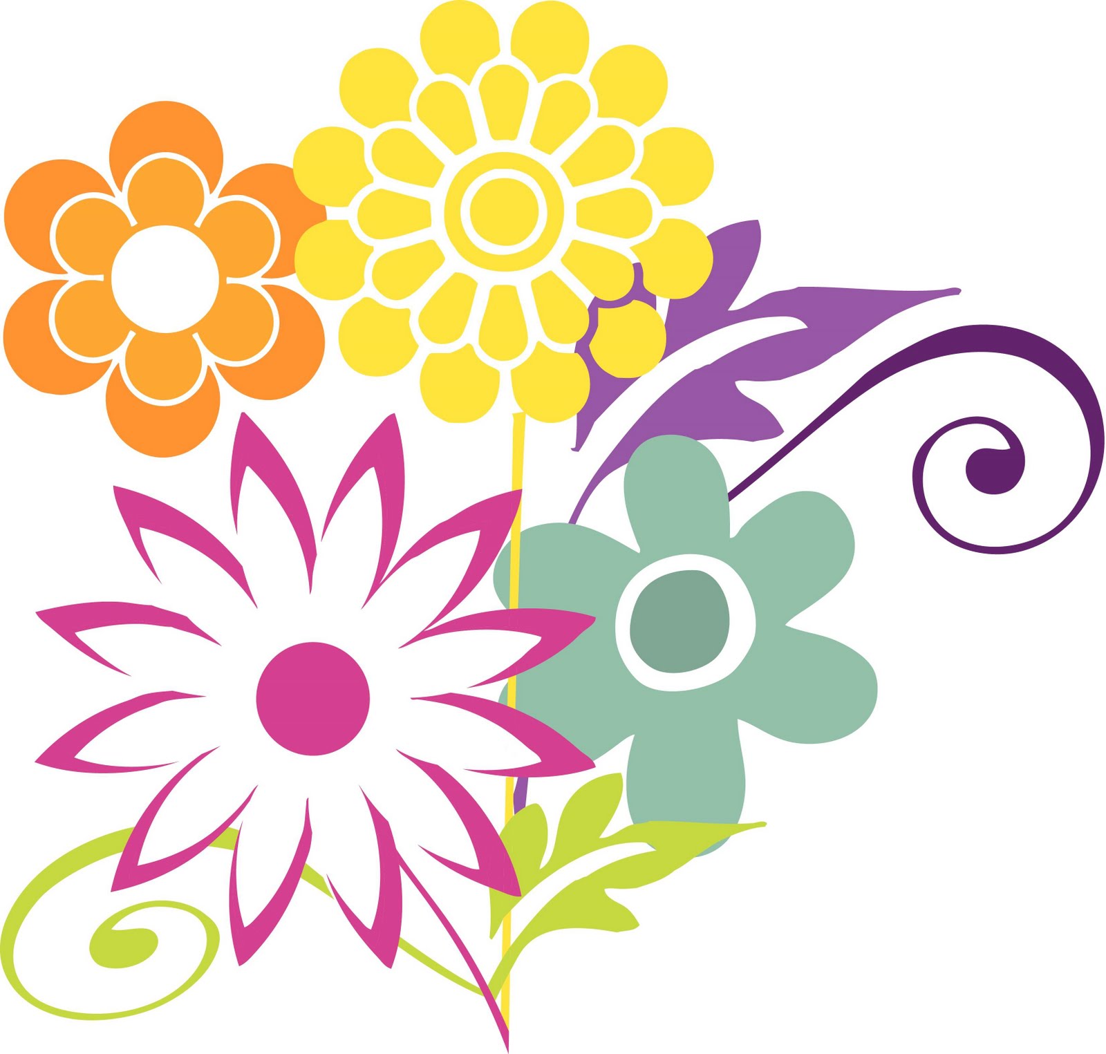 Mothers Day Flowers Clip Art