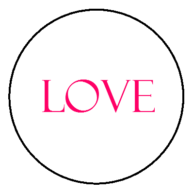 Love Printable For Valentine's Day - 1.2" Circle - Label Templates ...