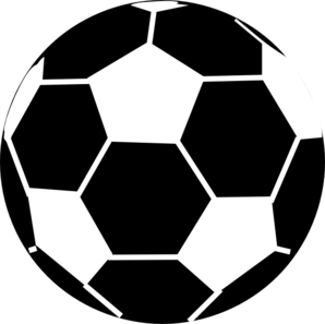 Black And White Soccer Ball clip art - vector clip art online ...