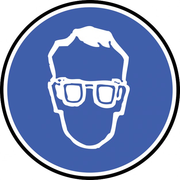 eye icon symbol protection sign glasses face man | Download free ...