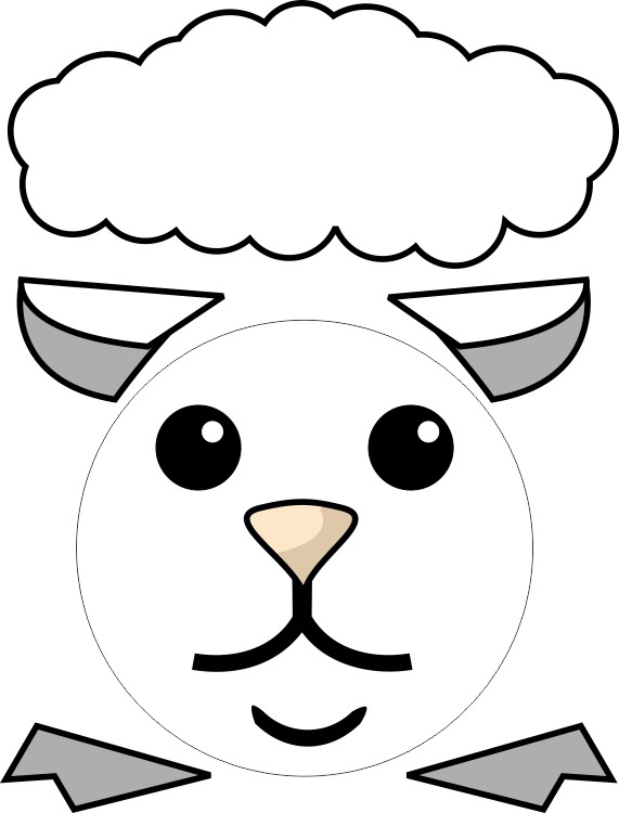 Paper Plate Lamb