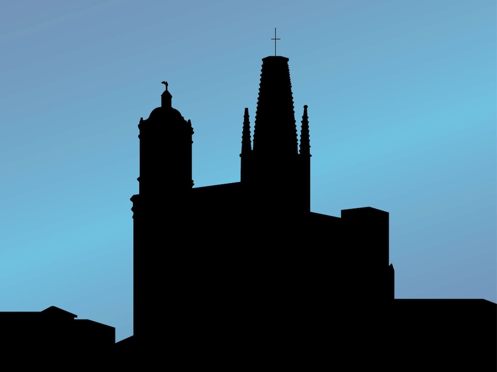 church silhouette clip art free - photo #28