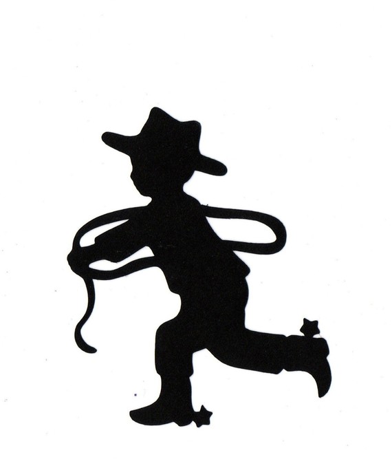 Cowboy Hat Boot Badge Star Die Cut Scrapbooking ...