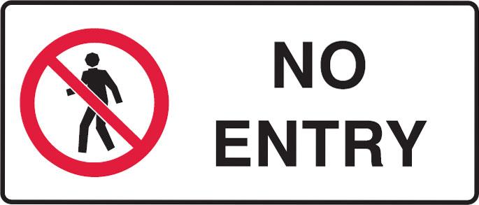 Prohibition Signs - No Entry - Prohibition Signs - Safety Signs ...