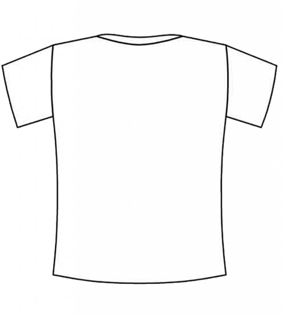 plain shirt outline