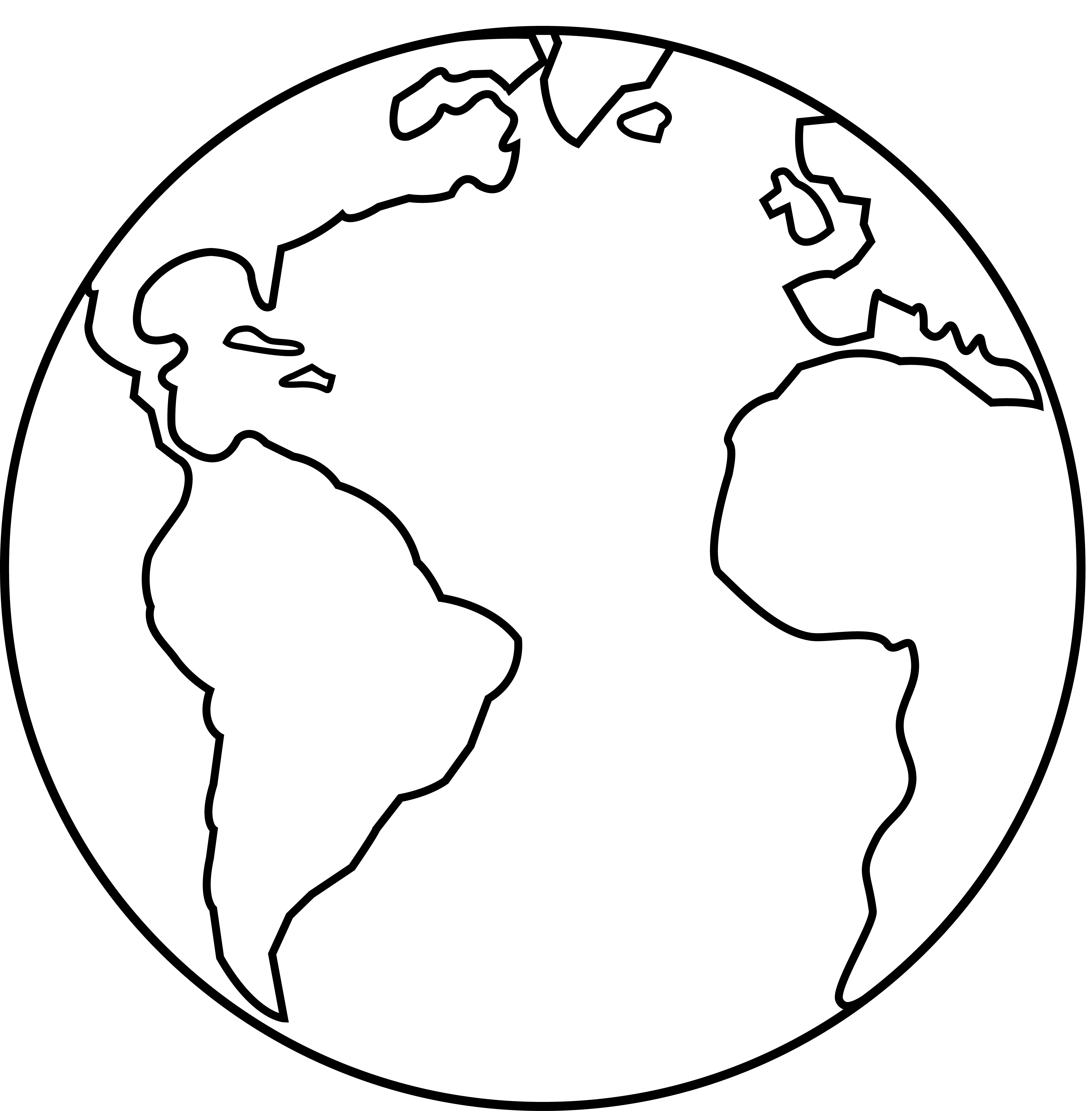 Simple Earth Drawing 85526 | RAMWEB