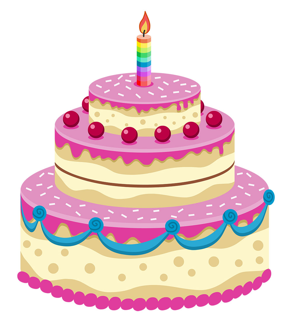 7 Plain Animated Birthday Cake With Candles | casaliroubini.com