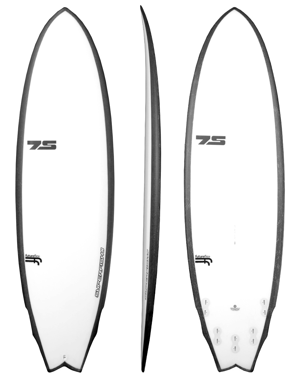 Outline of surfboard clipart