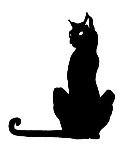 Black Cat Art | Cat Art, Cat Art ...
