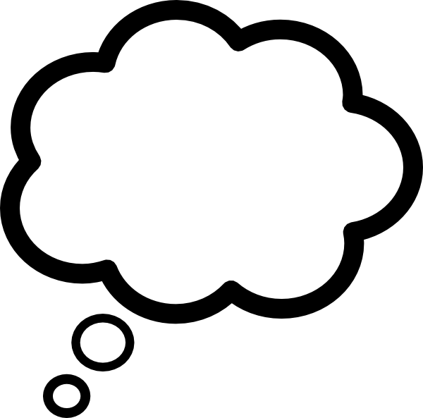Black And White Cloud Clipart