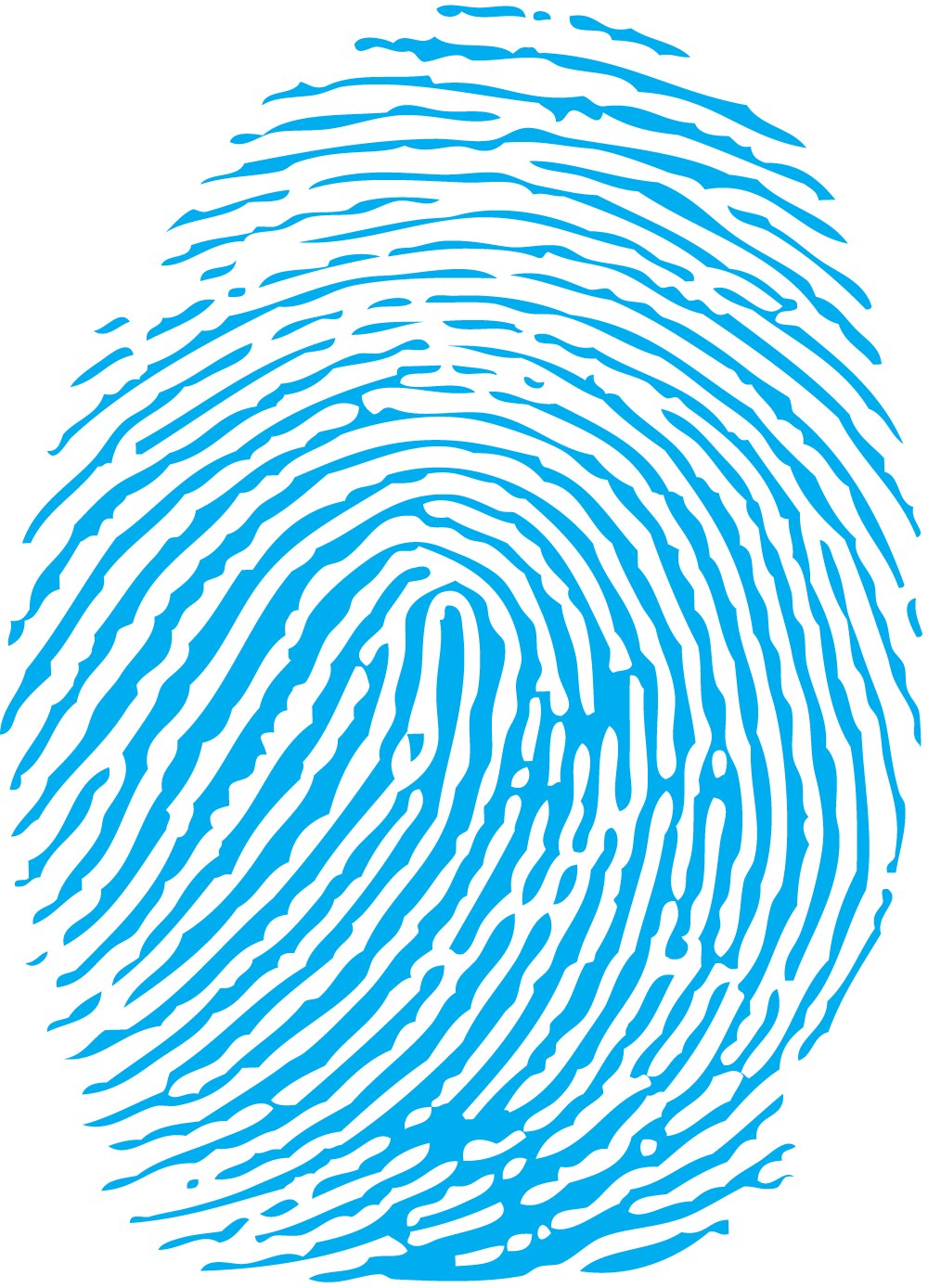 blue Fingerprint Png blue fingerprint