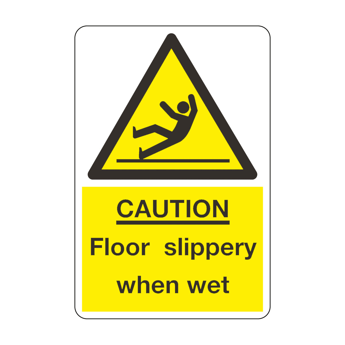 Caution Floor Slippery Floor Sign - Floor Sign from BiGDUG UK
