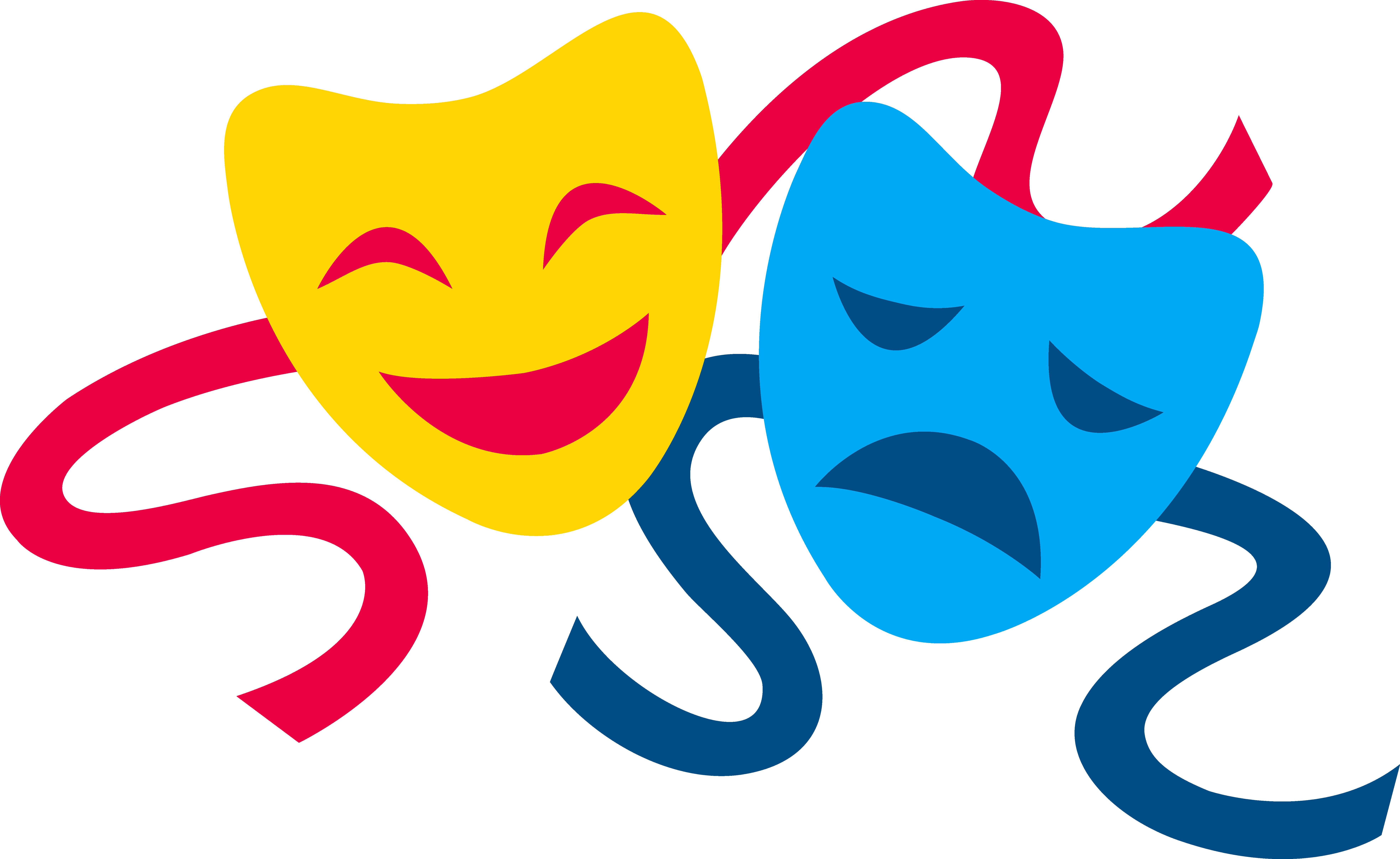 theatre logo masks