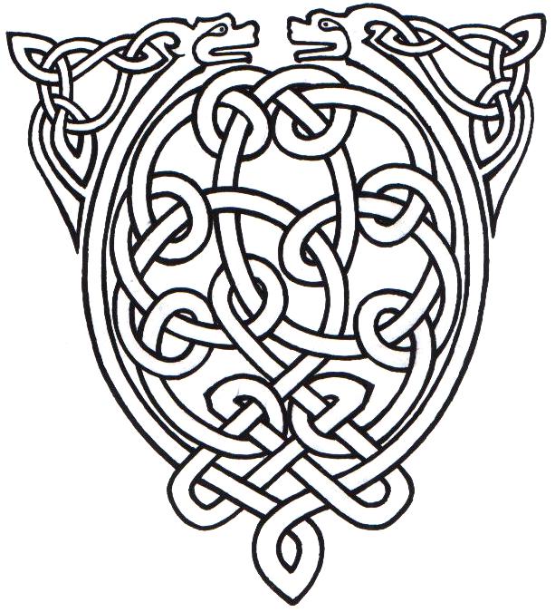 Celtic Stained Glass Art