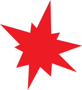 Red Star Clipart clip art - vector clip art online, royalty free ...