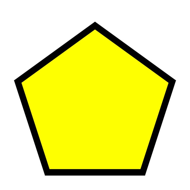 Clipart pentagon shape