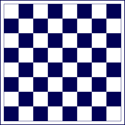 Blue chess board. | Public domain vectors