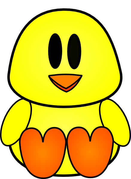 Gallery for cartoon chick clip art image #22260