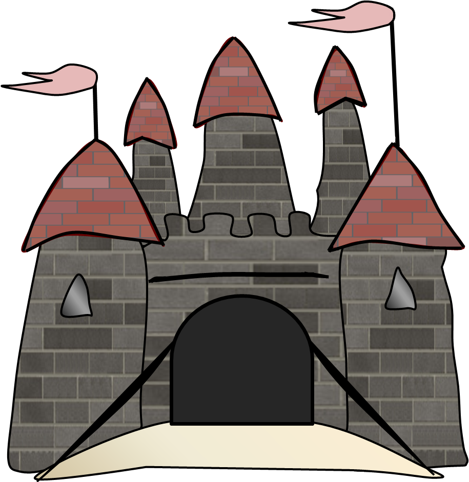 Castle border clipart clip art free fantasy medieval - ClipartFox
