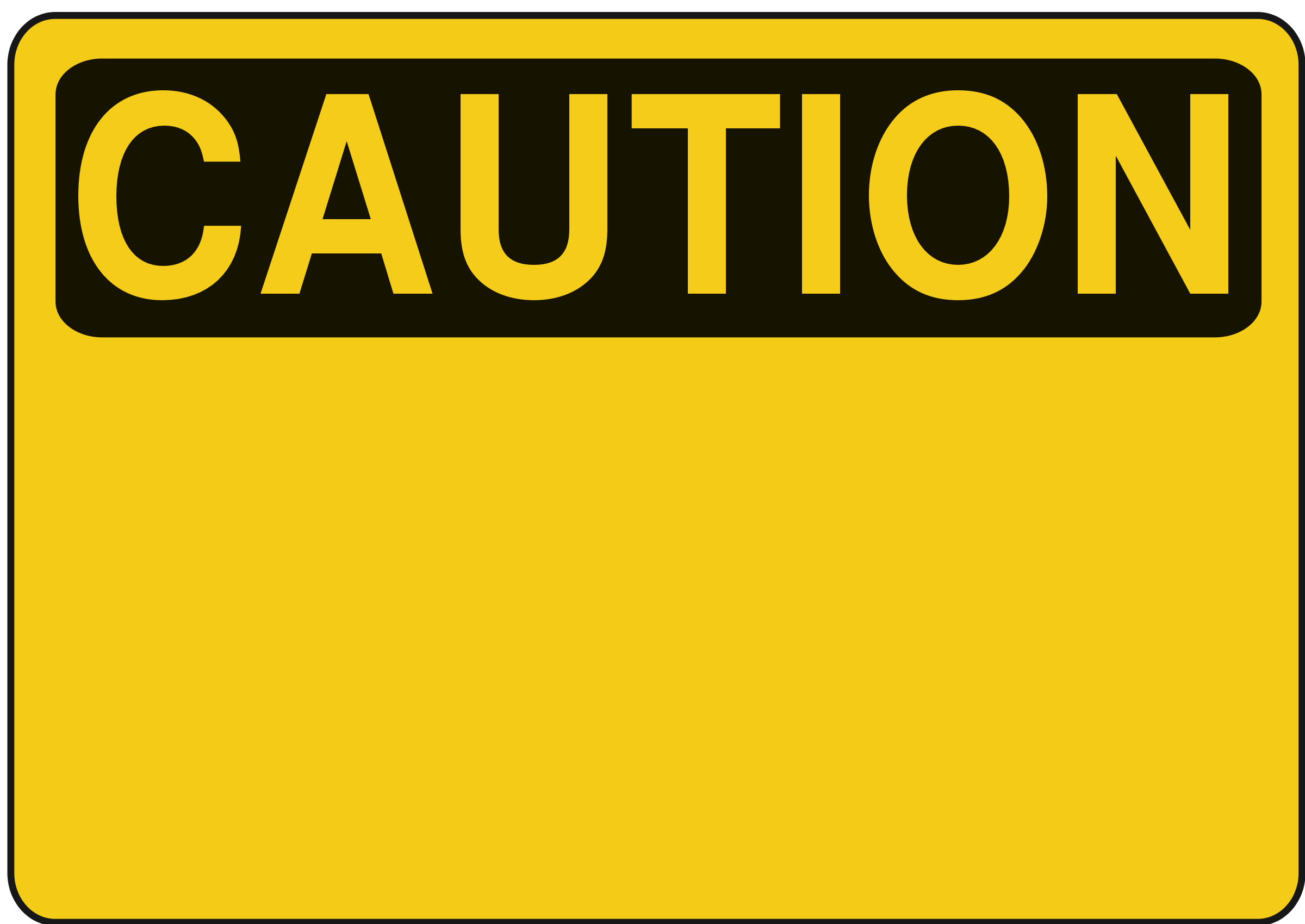 Blank Construction Sign Clipart