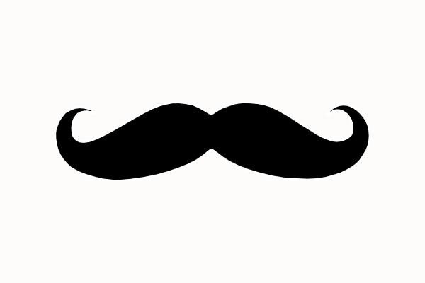 Handlebar Mustache Clip Art Moustache Mustache Set Of 6
