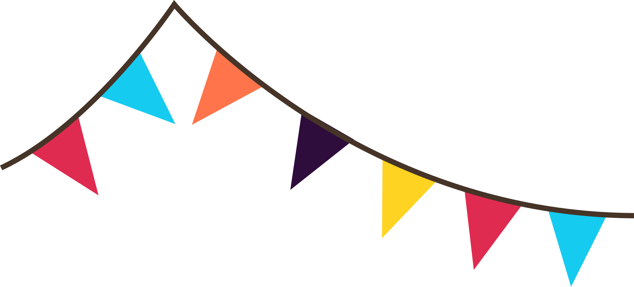 Rainbow flag banner clipart happy birthday - ClipartFox