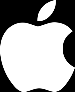 white-apple-logo-on-black- ...