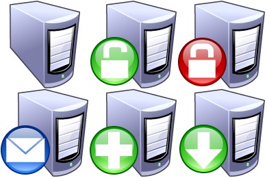 Proxy server Icon | Servers Iconset | Fast Icon Design