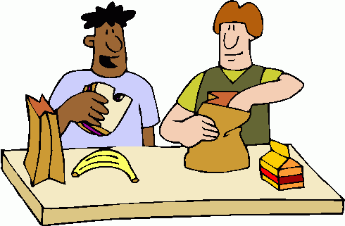 Friends Eating Clipart