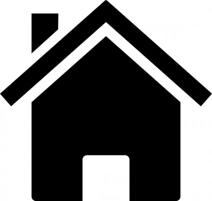 Free clipart house silhouette