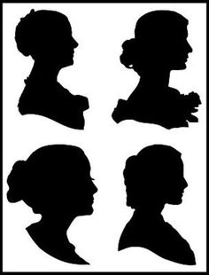 Silhouette pictures, Lady and Clip art