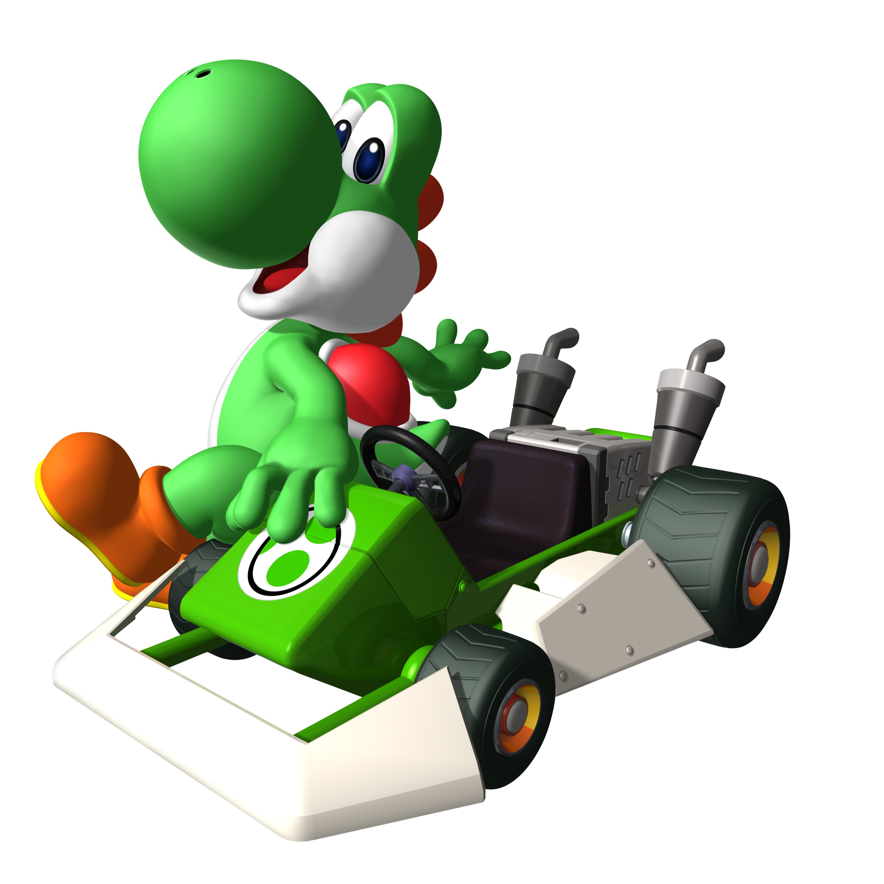 Yoshi Mario Kart - ClipArt Best