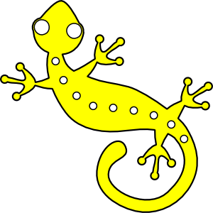 Gecko clip art - vector clip art online, royalty free & public domain