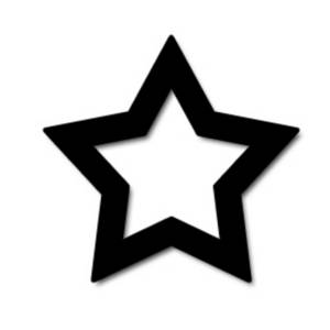 Free Black Star Clipart Image - 3799, Christmas Star Silhouette ...