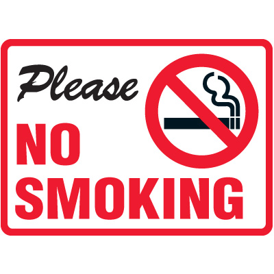 No Smoking Within 25 Feet Sign | Aluminum Sign | Emedco.com