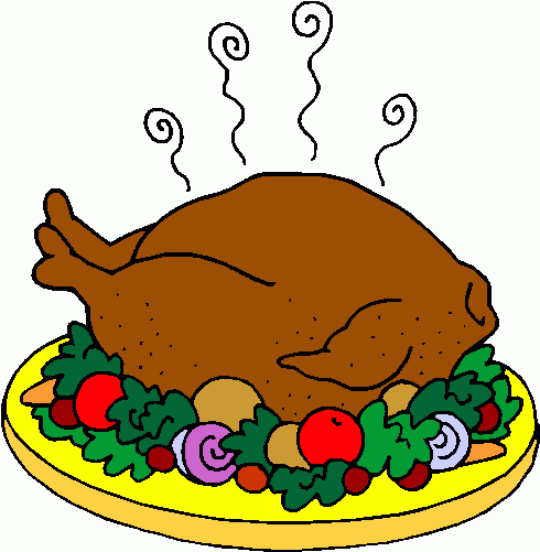 Roast turkey clipart