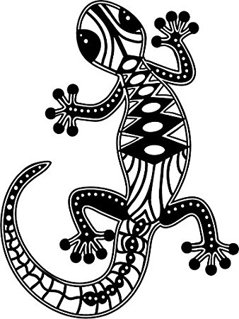Marabu Stencil Din A4 Climbing Gecko: Amazon.co.uk: Kitchen & Home