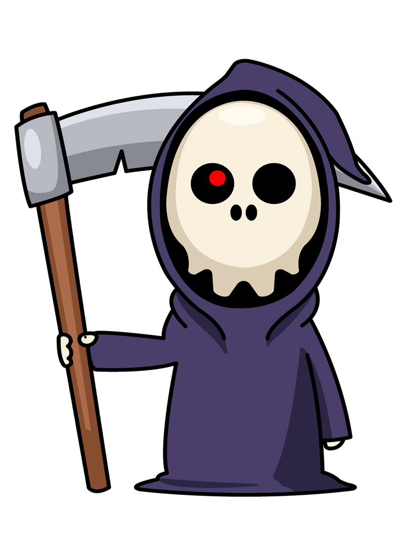 Free to Use & Public Domain Grim Reaper Clip Art