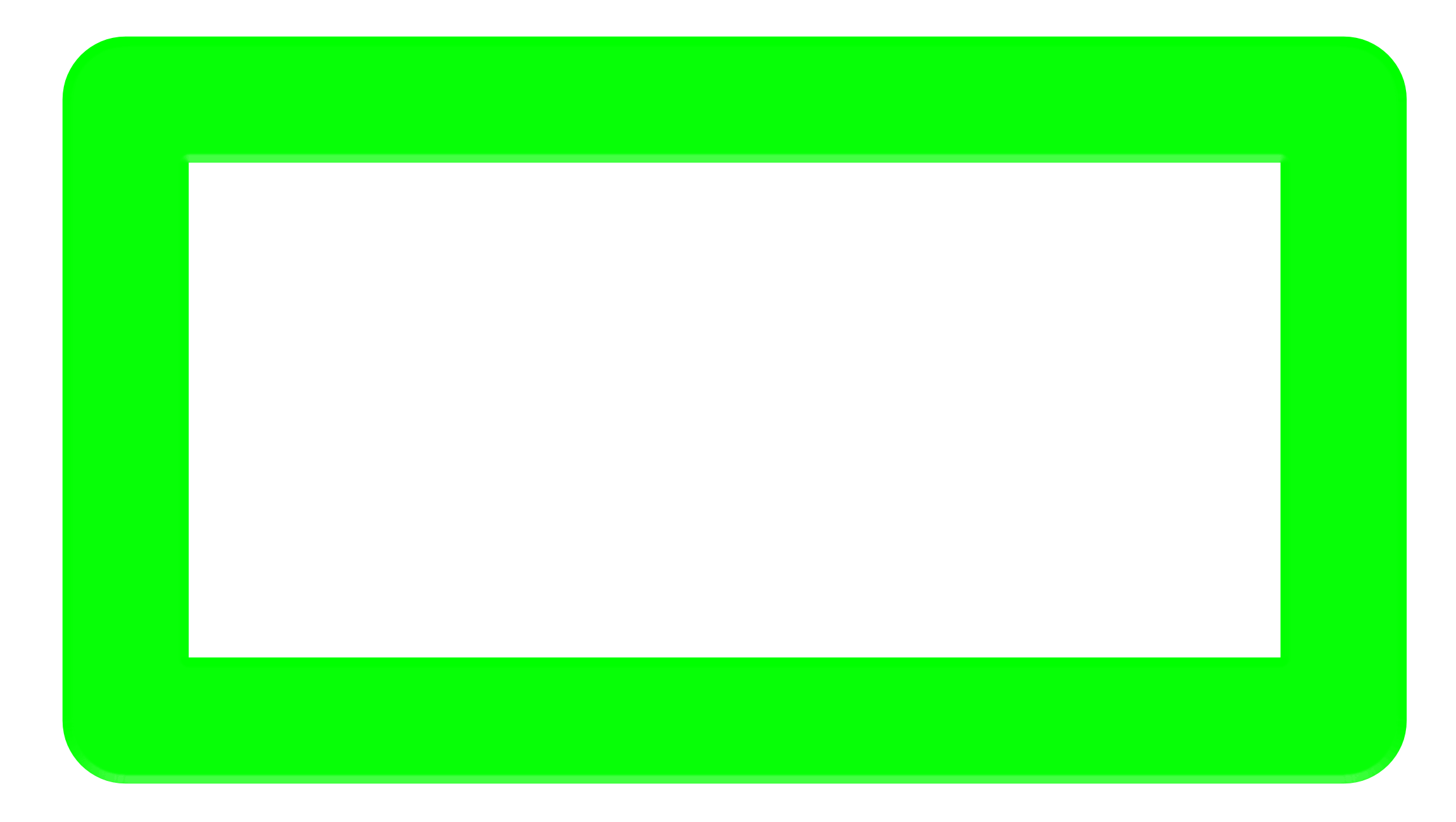 green rectangle clip art - photo #11