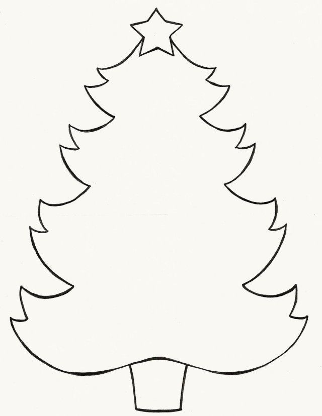 450 views Tree Template For Kids - AZ Coloring Pages