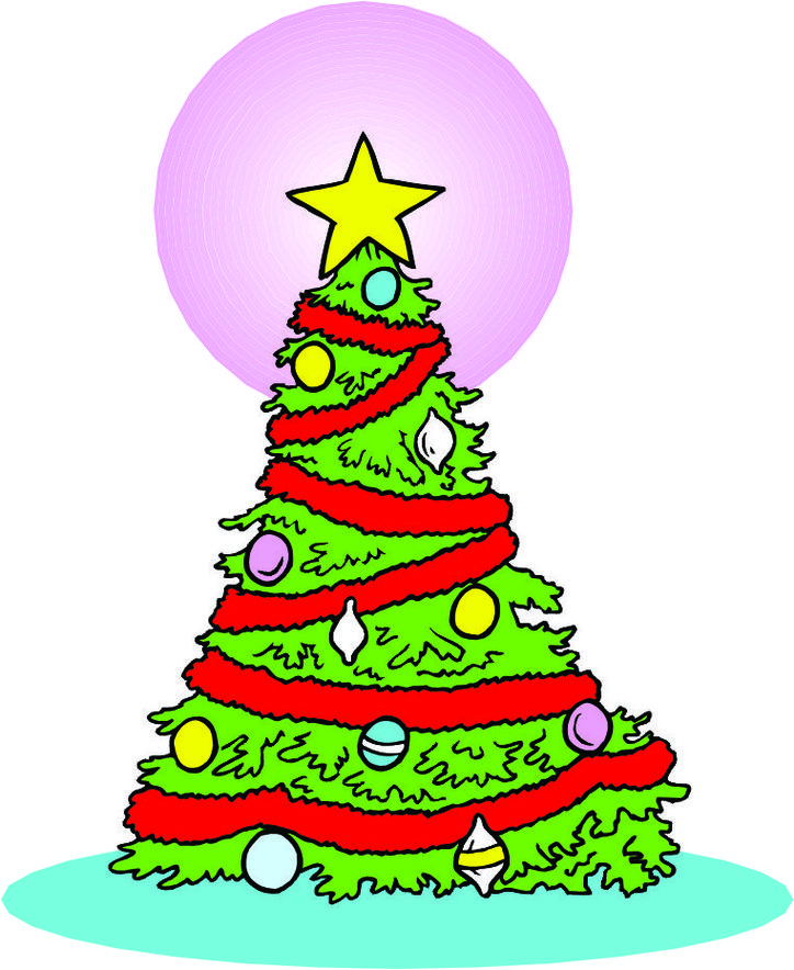 Christmas Tree Cartoon Images Clipart - Free to use Clip Art Resource