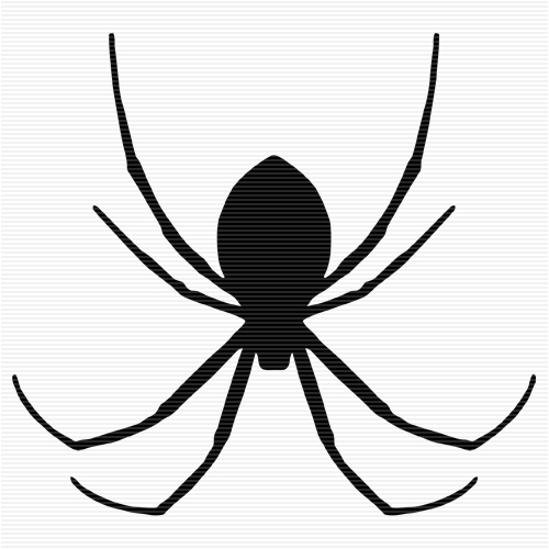Spider silhouette clipart free