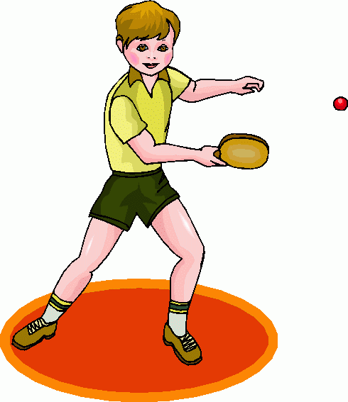 Clipart people playing ping pong