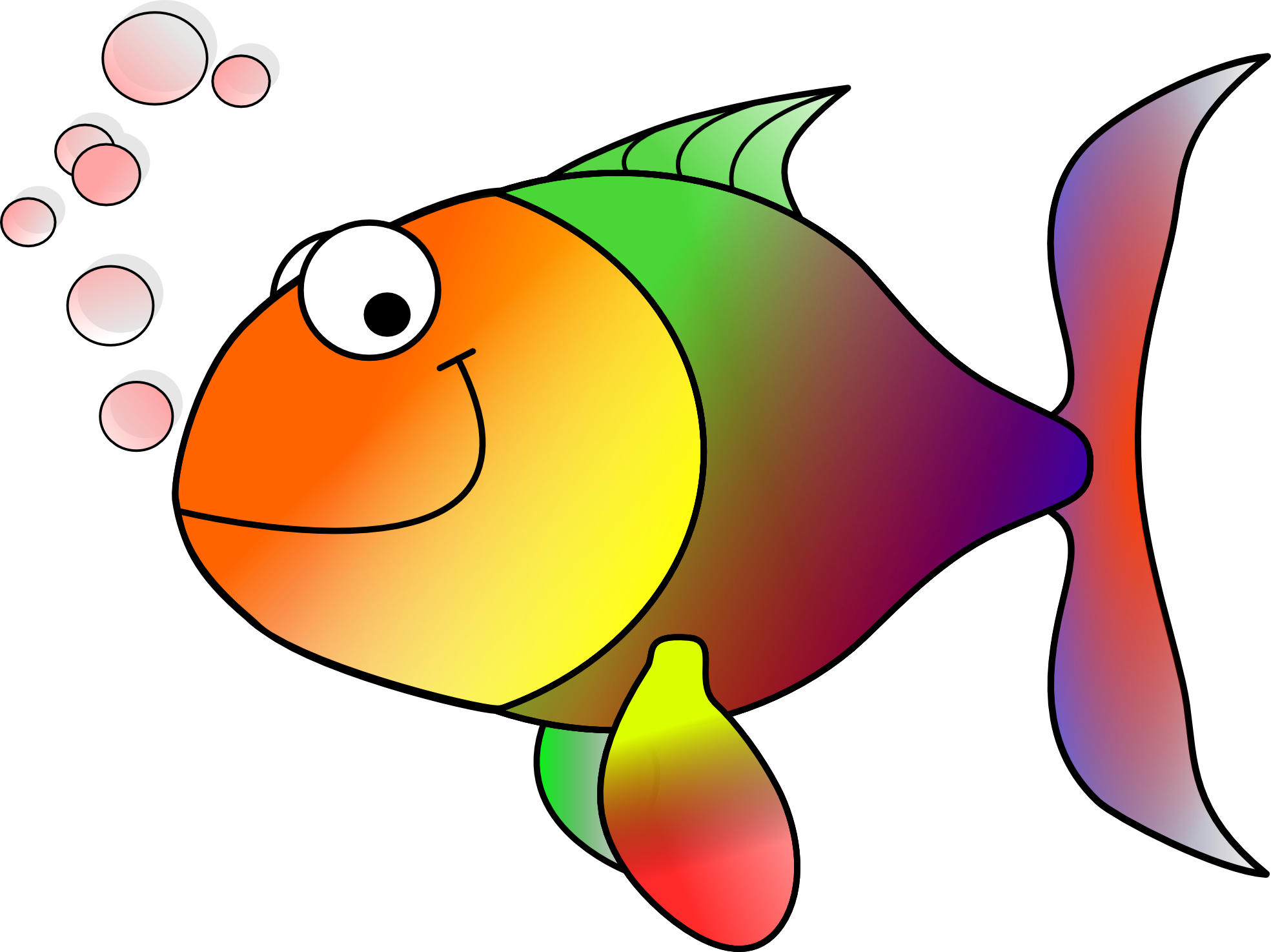 machovka happy fish SVG
