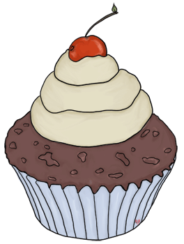 Chocolate Cupcake Pictures Cherry Cupcake, Echo's Free Cupcake Clipart