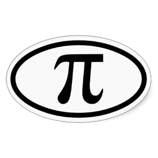 Pi Symbol Stickers, Pi Symbol Sticker Designs