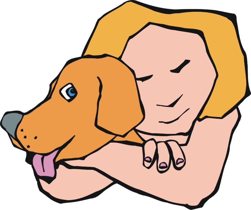 dog lover clipart - photo #32