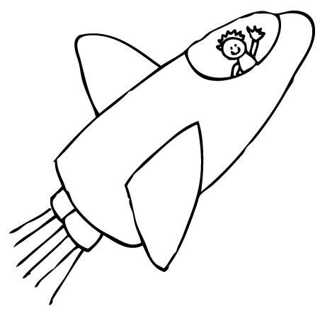 Kids Spaceship - ClipArt Best