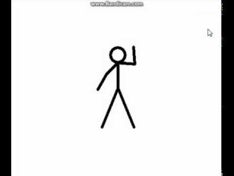 stick figure waving - YouTube